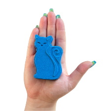 3D Printed Cat Bath Bomb Mold