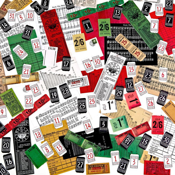 49 And Market - Ephemera - Christmas Spectacular 2023 - Ticketed. 110 mix and match die-cut pieces. Pack is comprised of tickets, music sheets and receipt cards. Pieces are die-cut from heavy weight cardstock. Available at Embellish Away located in Bowmanville Ontario Canada.