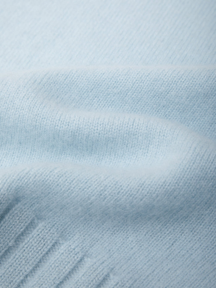 525 America Ellis 3/4 Sleeve Cashmere Pullover in Winter Sky