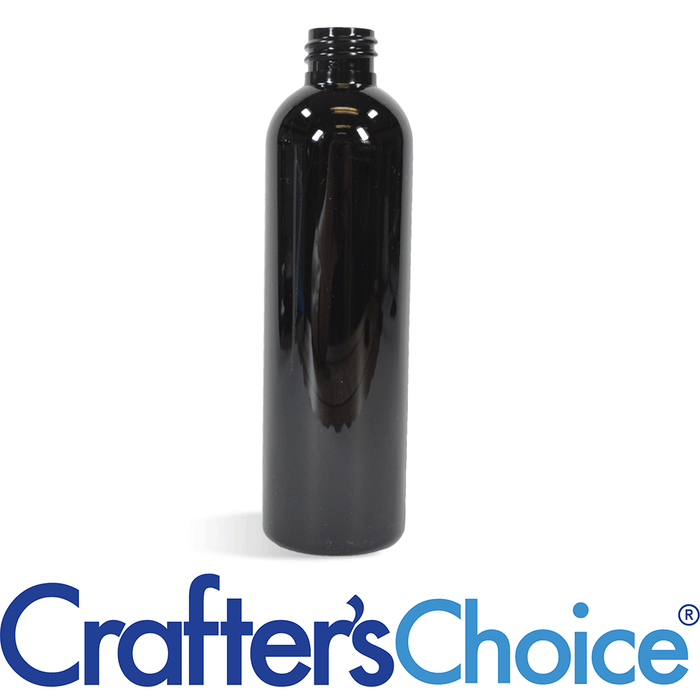 8 oz Black Bullet Plastic Bottle