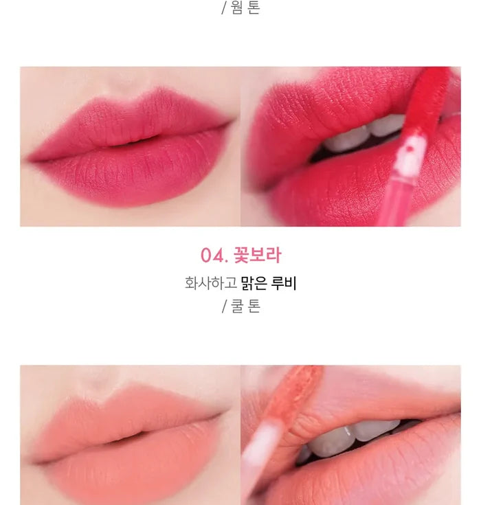 Amuse Chou Velvet Moisturizing Lip Tint 04 Kkotbora 4g
