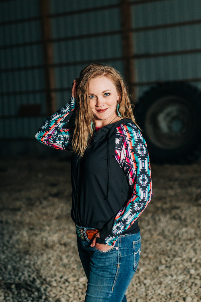 Aztec Athletic zip up Jacket