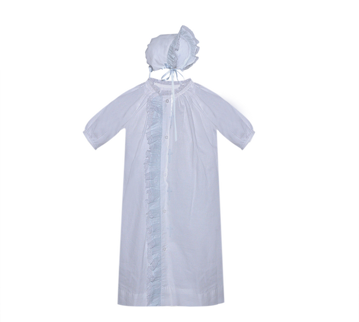 Baby Sen Finn Cross Daygown-Blue