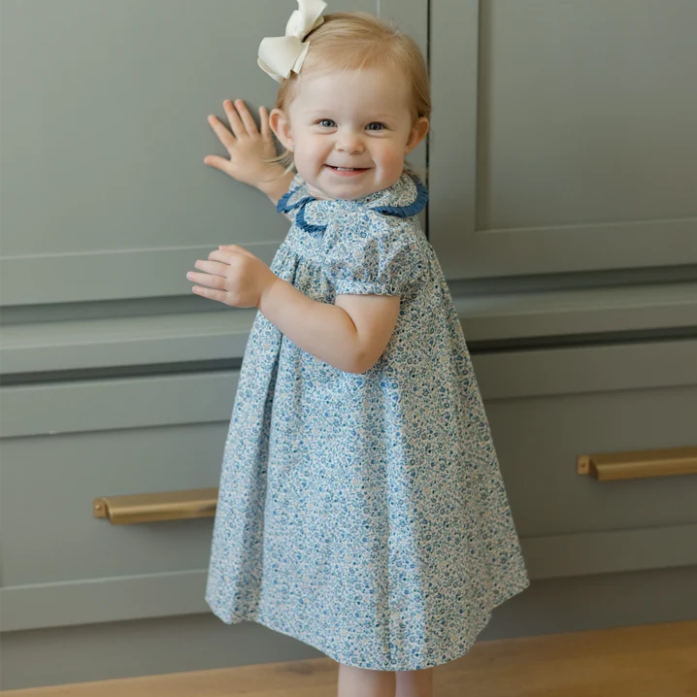 Bailey Boys Posh Posies w/ Cornflower, Float Dress