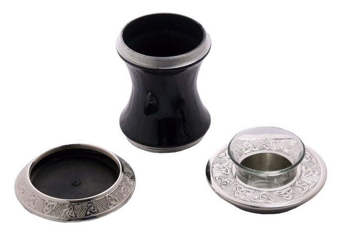 Baroque Shadow Tealight Cremation Urn - IUTL102