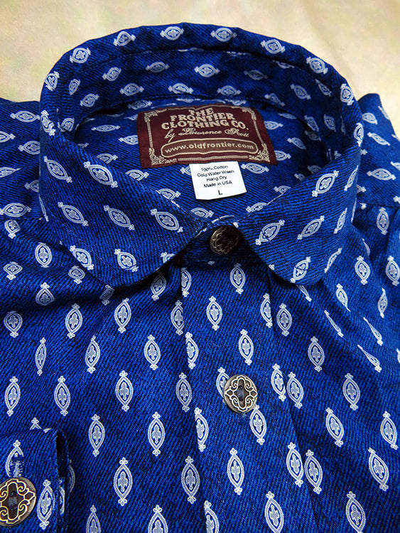 Blue Medallion Men's Victorian Shirt