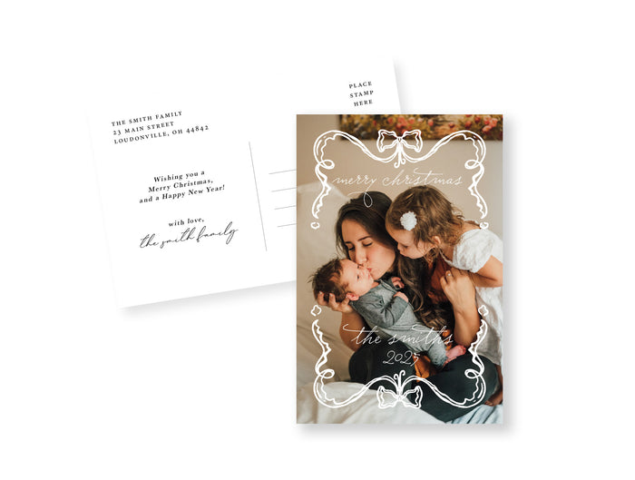 Bow Frame Postcard
