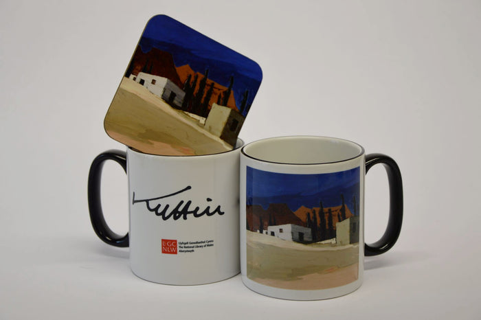 Buildings - Sir Kyffin Williams Mug|Adeiladau - Mwg Syr Kyffin Williams - National Library of Wales Online Shop / Siop Arlein Llyfrgell Genedlaethol Cymru