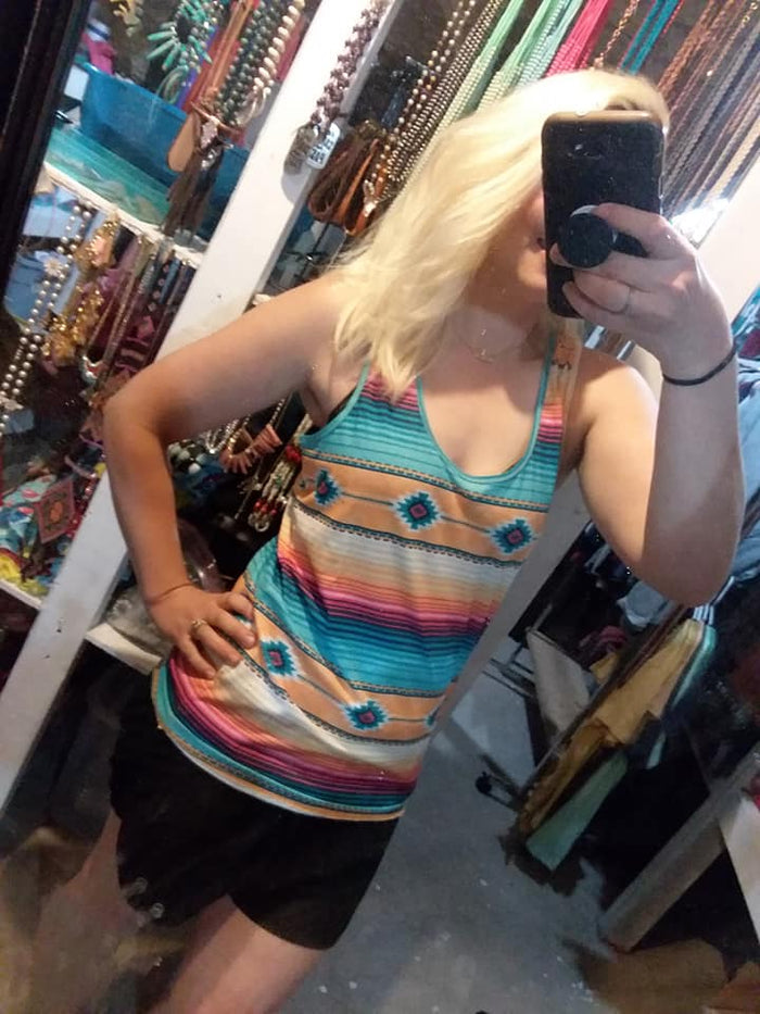 Cancun Serape Tank