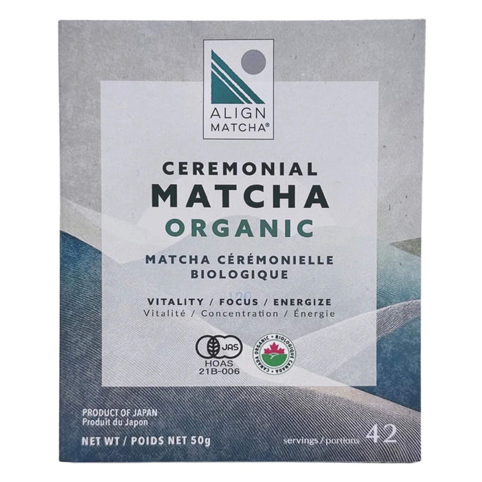 Package of Align Matcha Ceremonial Matcha Organic 50g