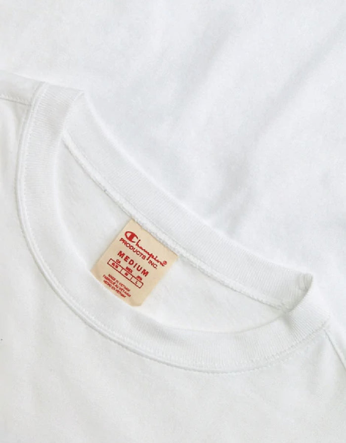Champion Europe T-shirt Siht Full Chest Logo White