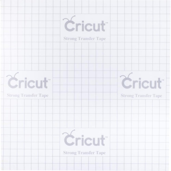 Cricut - Vinyl Strong Grip Transfer Tape - 12"X48". Provo Craft-Vinyl Strong Grip Transfer Tape. This tape is designed to transfer specialty vinyl cuts to surfaces with ease. Create removable media covers, labels, decor and more! This package contains one 12x48 inch roll of transfer tape. Imported. Available at Embellish Away located in Bowmanville Ontario Canada.