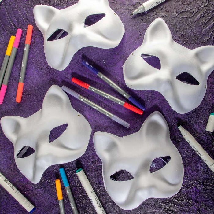 DIY Party Masks Discovery 4pc - Cat