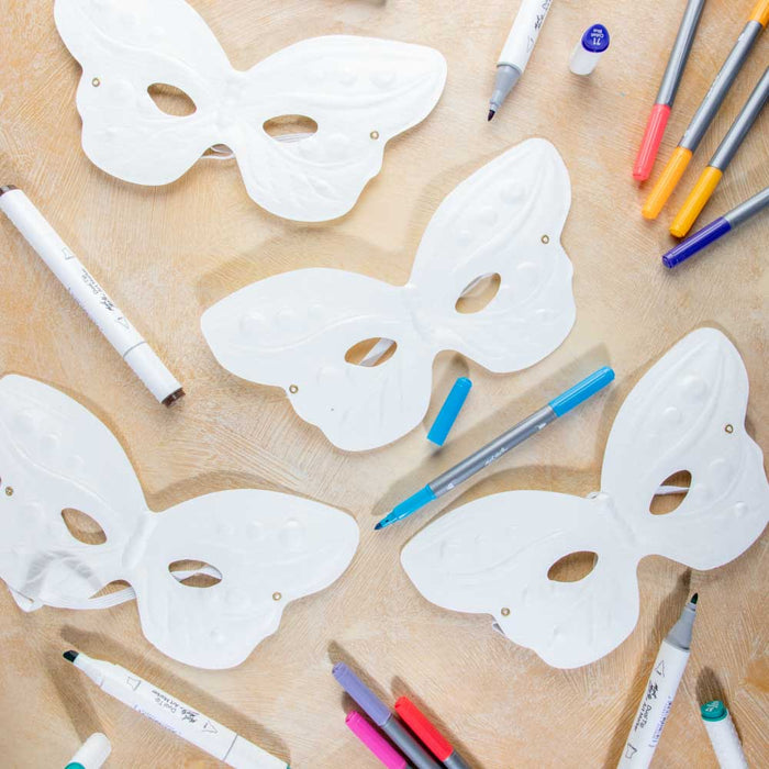 DIY Party Masks Discovery 4pc - Half Butterfly