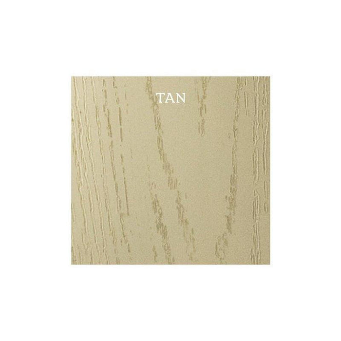 Durasheds DuraGrain Privacy w/ Accent Fence Tan