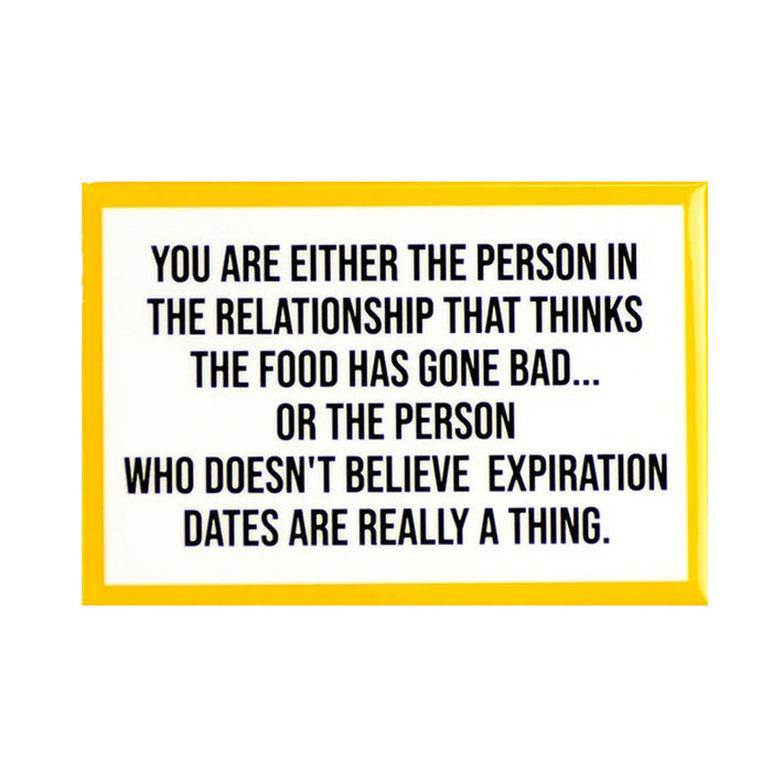 Expiration Dates Magnet - Domestic Domestic