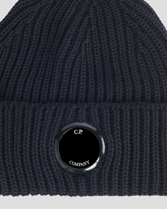 Extra Fine Merino Wool Beanie Total Eclipse