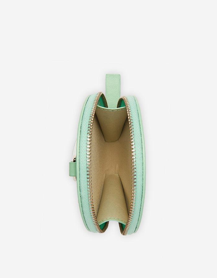 FOX HEAD COIN PURSE MIST GREEN
