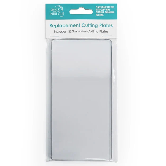 Gina K. Designs - Tool - Intri-Cut Mini Replacement Cutting Plate - 3mm Set of 2. Available at Embellish Away located in Bowmanville Ontario Canada.