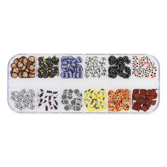 Halloween Fimo Slices - Various Designs - 002Β Β Naio Nails