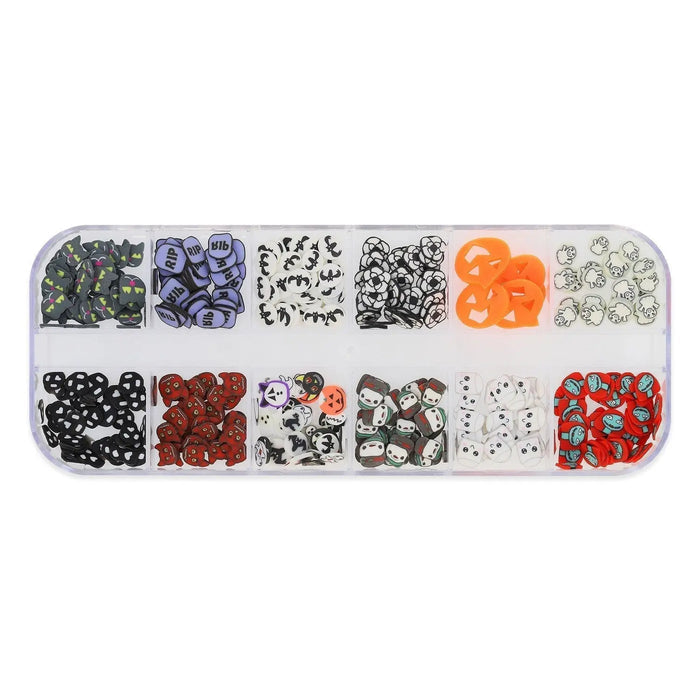 Halloween Fimo Slices - Various Designs - 003ย ย Naio Nails