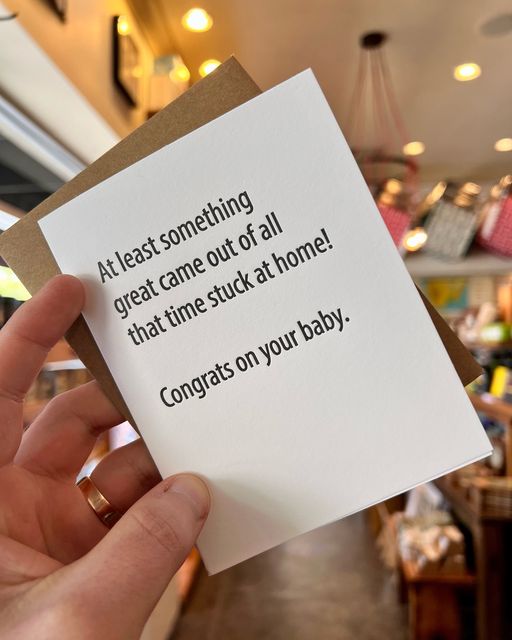 Home Baby Card - Domestic Domestic