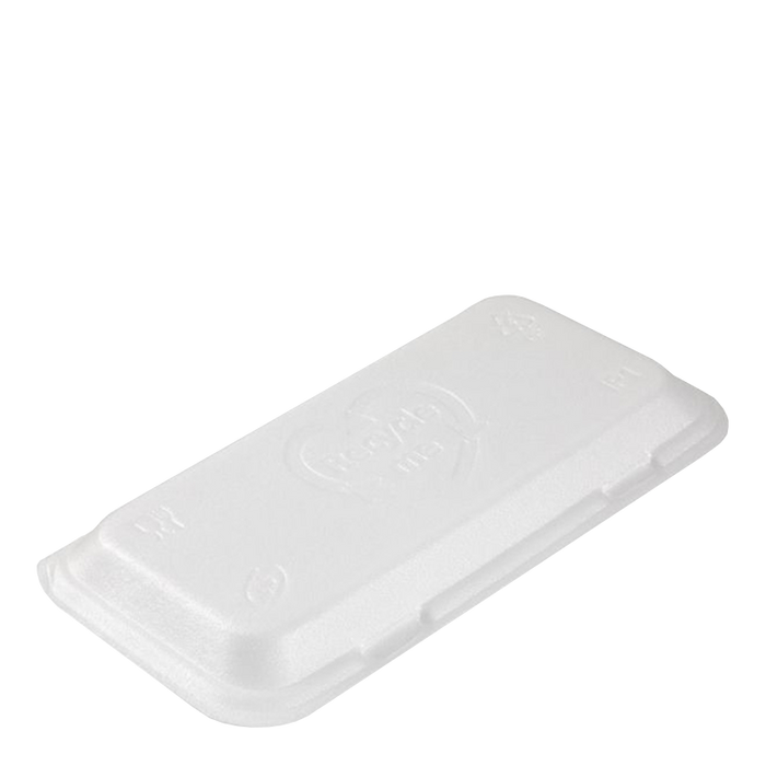 Klöckner Pentaplast Disposable Tableware IP1 White / 320x157x68mm / 220 Infinity IP1 White Fish and Chips Box