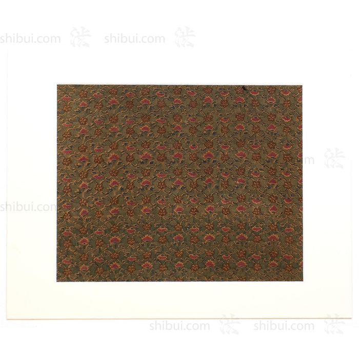 Japanese Meiji Wazasaras Chintz Textile Fragment