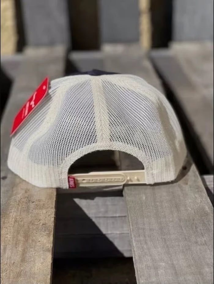 Kimes Ranch Workhard Trucker Navy Ball Cap