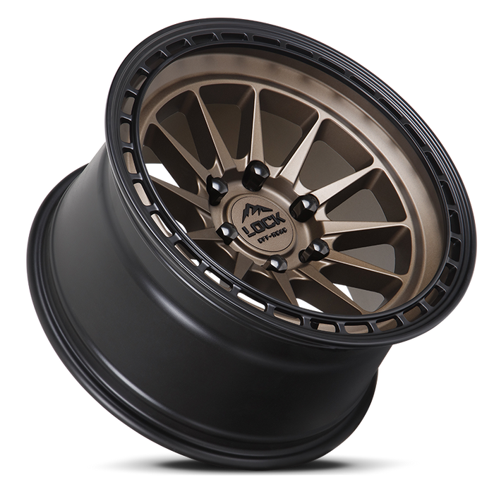 Lock Off-Road Wheels Baja Matte Desert Bronze
