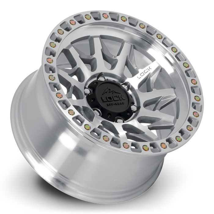 Lock Off-Road Wheels Lunatic Machine Face Polish
