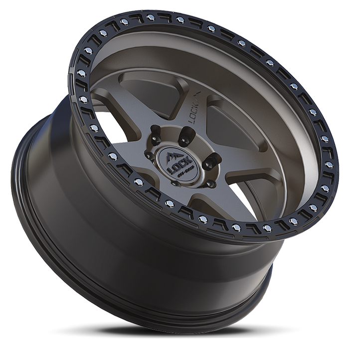 Lock Off-Road Wheels Olympus Matte Grey