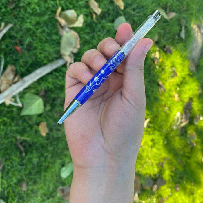Lotus Flower Pen - Silver