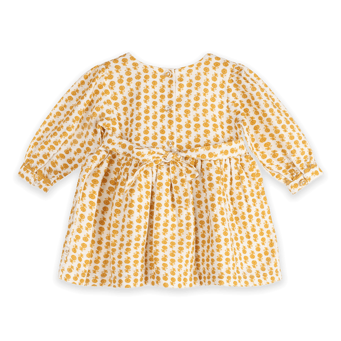 Matilda Floral Baby Dress & Bloomer Set (Organic Cotton) - Back