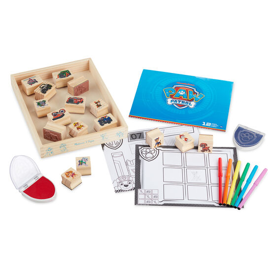 Melissa & Doug- Wooden Stamps Activity Set