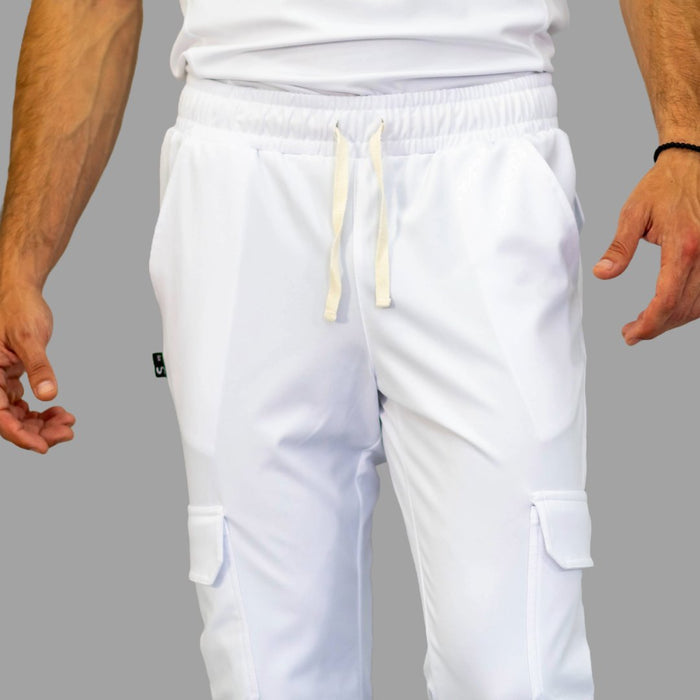 Men's 910 White Super Stretch Jogger Pants