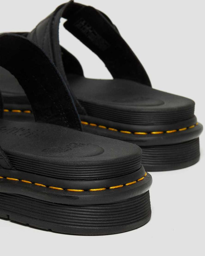Men's Chilton Leather Slide Sandals Black