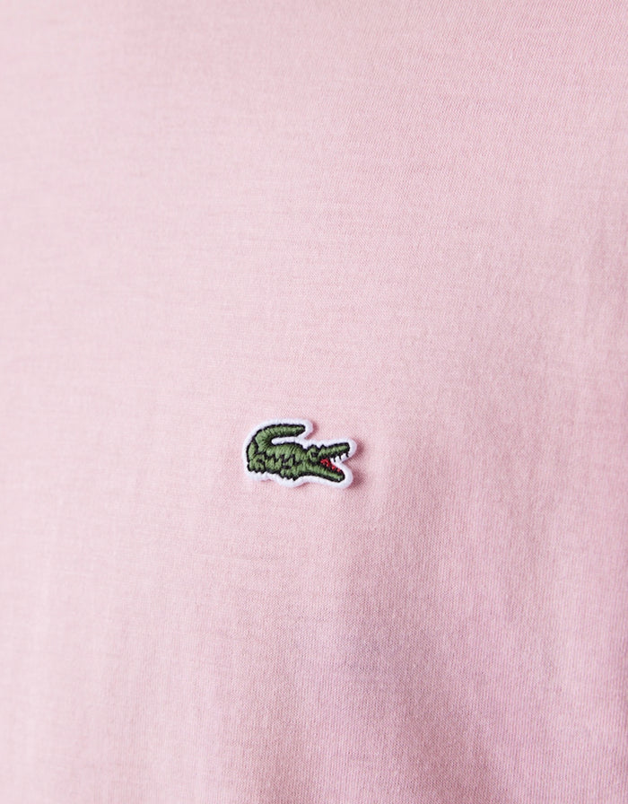 Men's Crew Neck Pima Cotton Jersey T-Shirt Pink