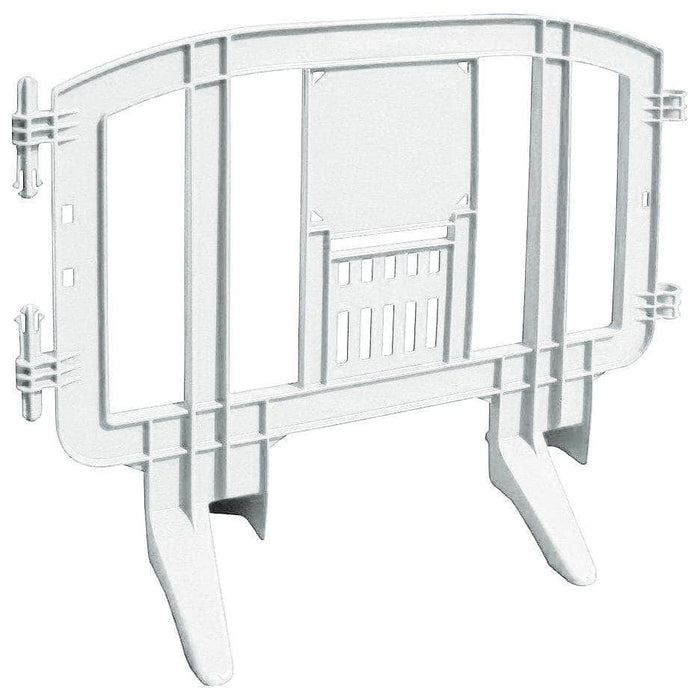 Minit Interlocking Plastic Pedestrian Barricade, 4 Ft.