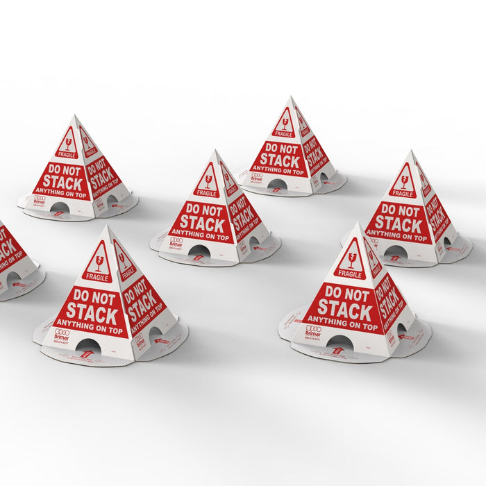 No Stack Pallet Cones, 1 Case / 50 EA. - Crowd Control Warehouse