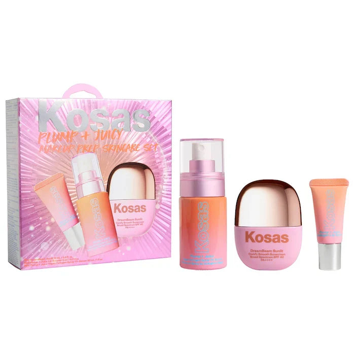 Plump + Juicy Makeup Prep Skincare Set Kosas