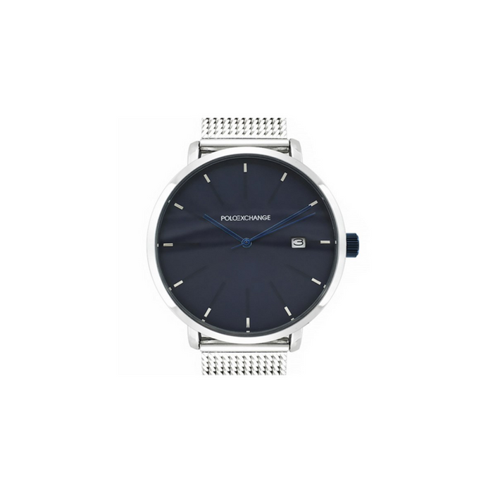 Polo Exchange Stainless Steel Silver Tone Watch - PX-816-05