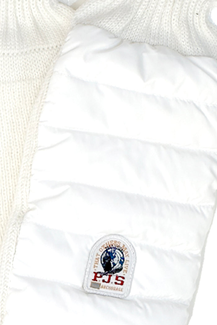 Puffer Gloves Off White
