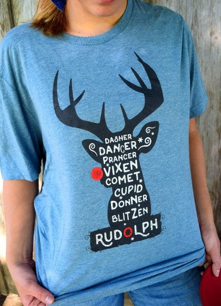 Reindeer tee