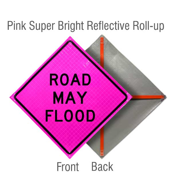 Roll Up Incident Warning Signs - Crowd Control Warehouse