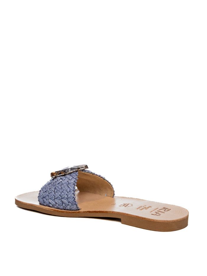 RIA MENORCA sandalo raphia celeste 40334 RAPHIA-ULTRAMAR