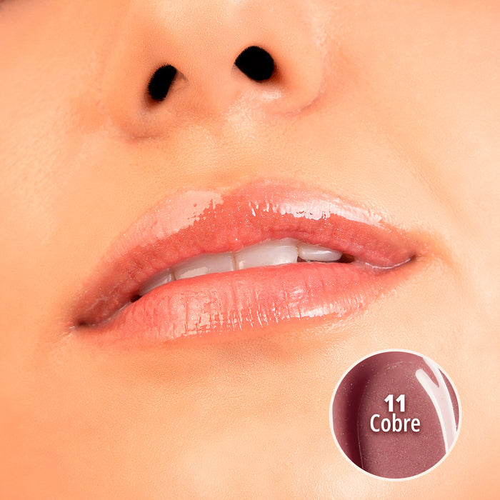 SET DE 12 TONOS GLOW'N'GLOSSY LIP GLOSS