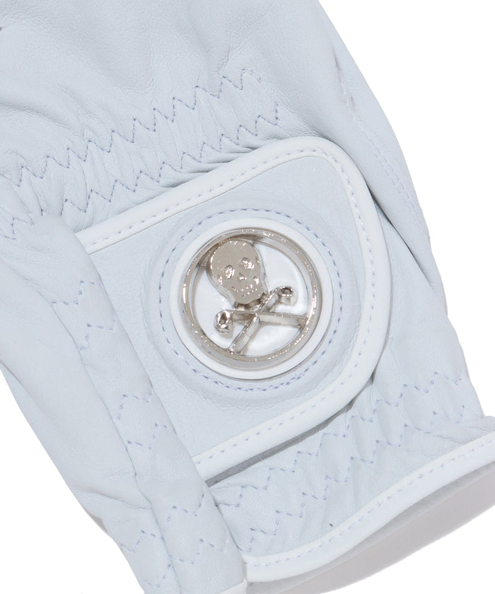 Sheep Leather Signal Marker Glove White