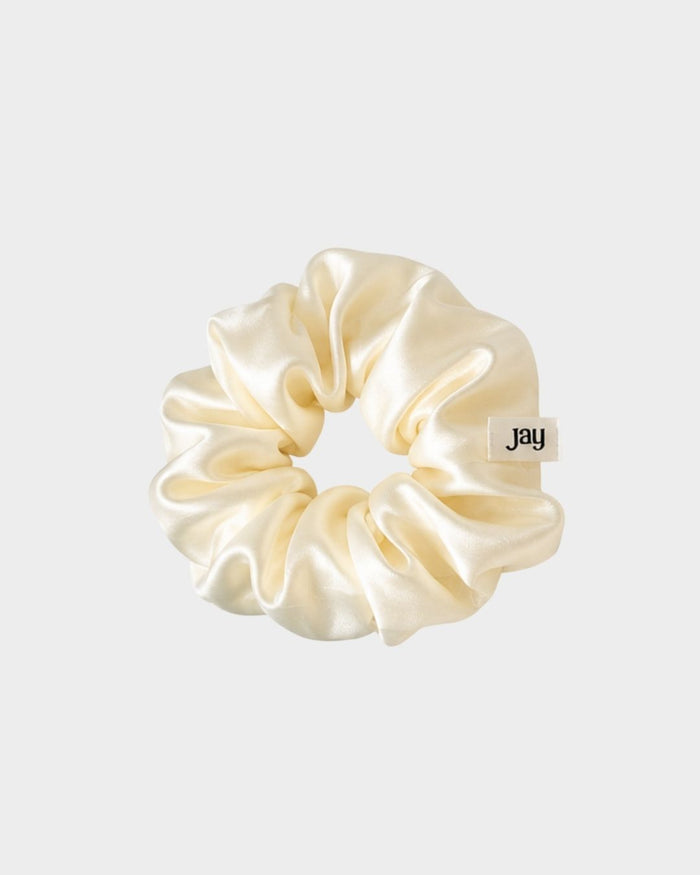 Silk Scrunchie in Sand