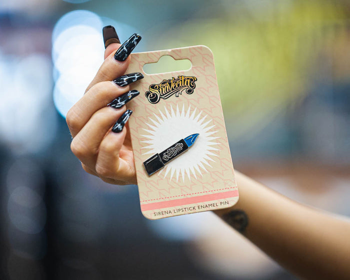 Sirena Lipstick Enamel Pin